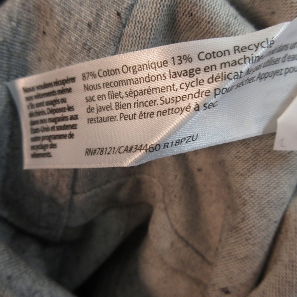 Eileen Fisher Moon Jumpsuit Women Small Gray Organic Cotton Sleeveless Wide Leg - Picture 3 of 9